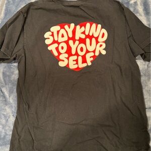 Stay Kind Black Graphic T